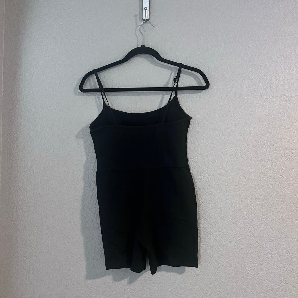 Abercrombie & Fitch A&F Black Tank Jumpsuit Romper Small Petite Shorts - Picture 4 of 6